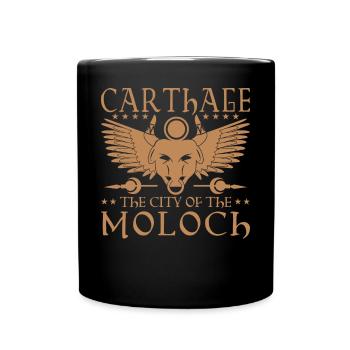 Karthago, die Stadt des Molochs - Tasse einfarbig - Schwarz - Vorne