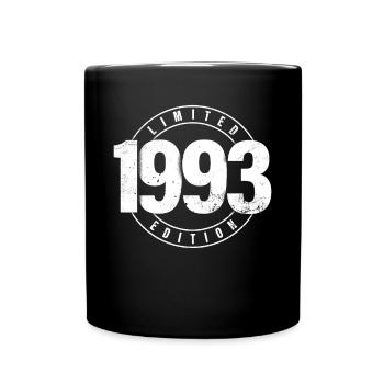 Limited Edition 1993 Year of Birth Urban Birthday - Full Colour Mug - black - Front