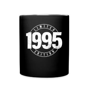 Limited Edition 1995 Geburtsjahr Urban Geburtstag - Tasse einfarbig - Schwarz - Vorne