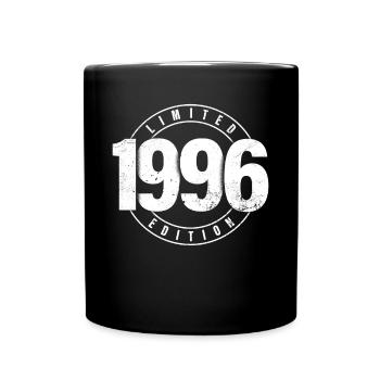 Limited Edition 1996 Year of Birth Urban Birthday - Full Colour Mug - black - Front
