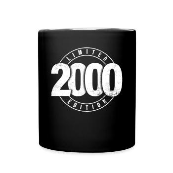 Limited Edition 2000 Year of Birth Urban Birthday - Full Colour Mug - black - Front