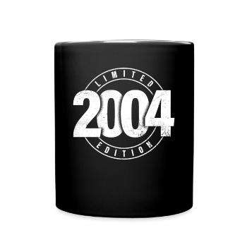Limited Edition 2004 Year of Birth Urban Birthday - Full Colour Mug - black - Front