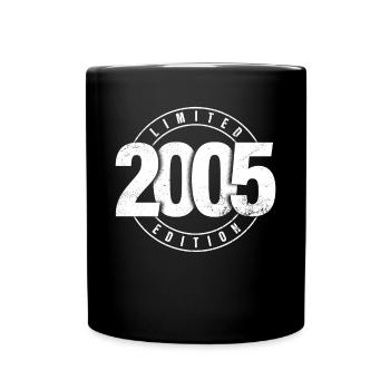 Limited Edition 2005 Year of Birth Urban Birthday - Full Colour Mug - black - Front