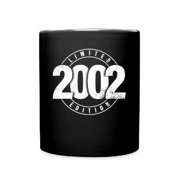 Limited Edition 2002 Year of Birth Urban Birthday - Full Colour Mug - black - Front