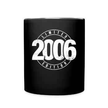 Limited Edition 2006 Birth Year Urban Birthday - Full Colour Mug - black - Front