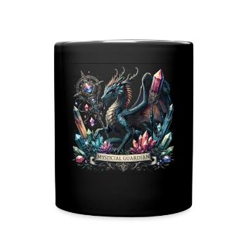 Mystic Dragonkeeper - Full Colour Mug - black - Front