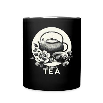 Modern Tea Time: Asian & Elegant - Full Colour Mug - black - Front