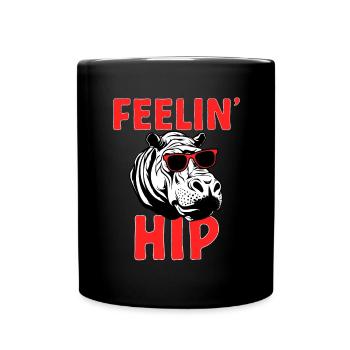Hippopotame Hippopotame - Mug uni - noir - Devant
