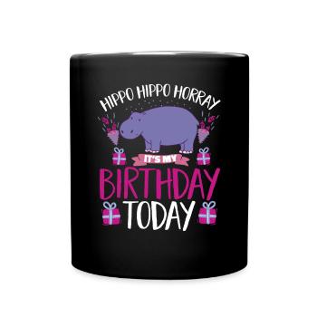Hippopotame Hippopotame - Mug uni - noir - Devant