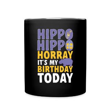 Hippopotame Hippopotame - Mug uni - noir - Devant