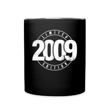 Édition limitée 2009 Année de naissance Urbain Anniversaire - Mug uni - noir - Devant
