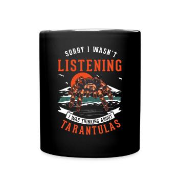 Tarentule cadeau araignée tarentule - Mug uni - noir - Devant