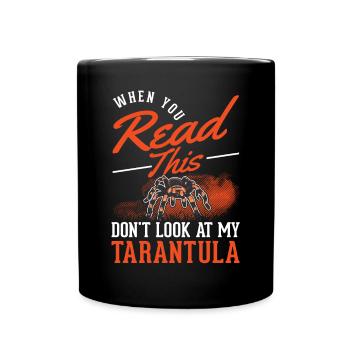 Tarentule cadeau araignée tarentule - Mug uni - noir - Devant
