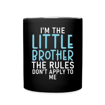 Cadeaux Petit Frère - Mug uni - noir - Devant