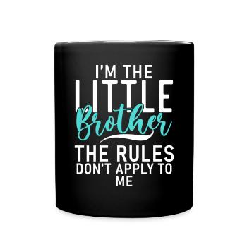 Little Brother Gifts - Tasse einfarbig - Schwarz - Vorne