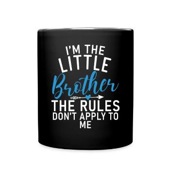 Cadeaux Petit Frère - Mug uni - noir - Devant