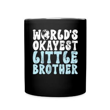 Cadeaux Petit Frère - Mug uni - noir - Devant