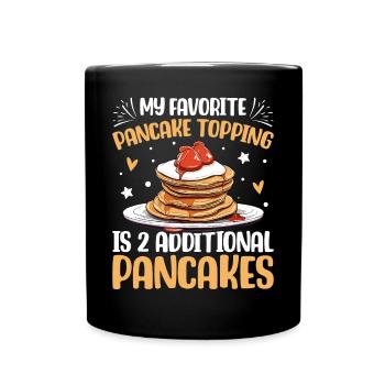 Funny Pancake Maker - Full Colour Mug - black - Front