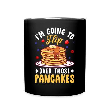 Funny Pancake Maker - Full Colour Mug - black - Front