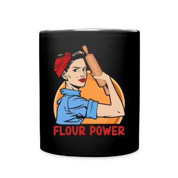Funny Pancake Maker - Full Colour Mug - black - Front