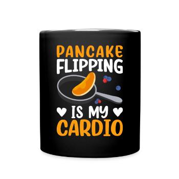 Funny Pancake Maker - Full Colour Mug - black - Front