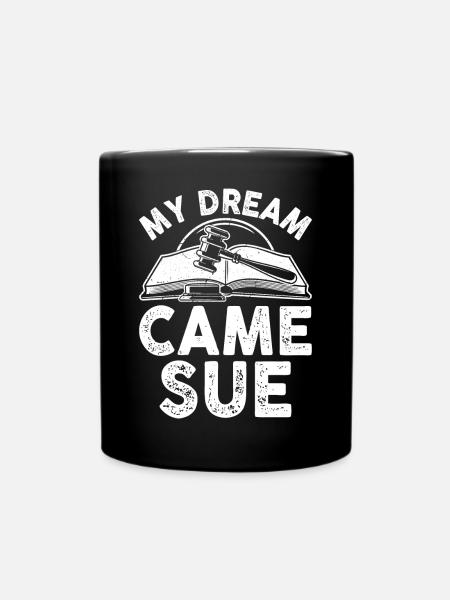 Funny Law Student Law School Future Juris - Full Colour Mug - black