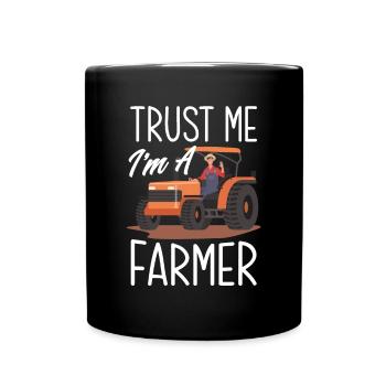Funny Farmer Farm Farmer Gift - Full Colour Mug - black - Front