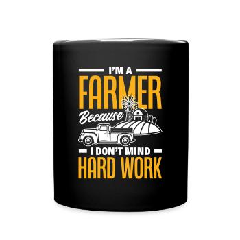 Funny Farmer Farm Farmer Gift - Full Colour Mug - black - Front
