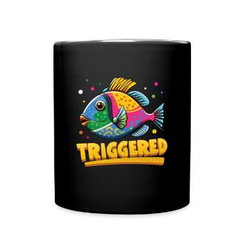 Humuhumunukunukuapua'a Reef Triggerfish - Full Colour Mug - black - Front
