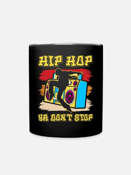 Hiphop Tanz Tänzer Breakdance - Tasse einfarbig - Schwarz