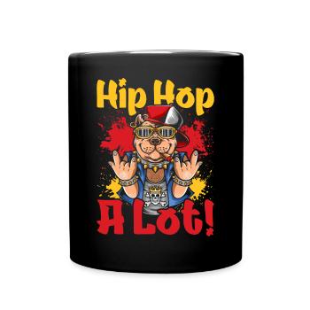 Hiphop Tanz Tänzer Breakdance - Tasse einfarbig - Schwarz - Vorne