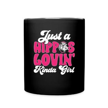 Hippopotame Hippopotame - Mug uni - noir - Devant