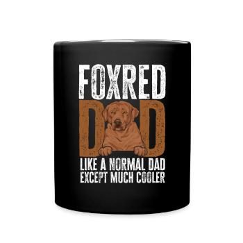 Foxred Labrador Fox Red Labrador Retriever - Full Colour Mug - black - Front