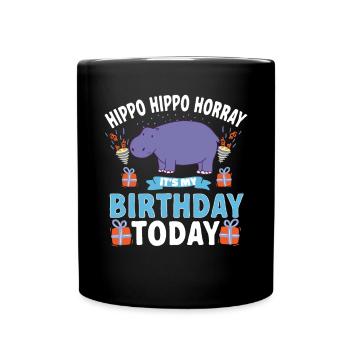 Hippopotame Hippopotame - Mug uni - noir - Devant