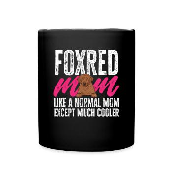 Foxred Labrador Fox Red Labrador Retriever - Full Colour Mug - black - Front