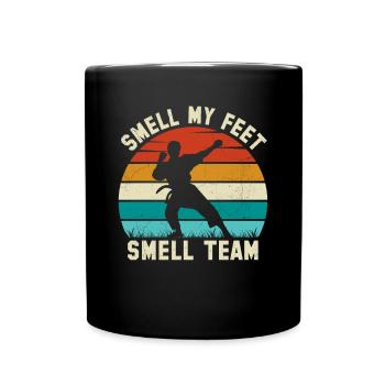 Smell my feet Smell Team - Mug uni - noir - Devant