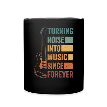 le bruit en musique depuis toujours - Mug uni - noir - Devant
