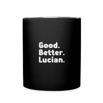 Bon meilleur Lucian - Mug uni - noir - Devant