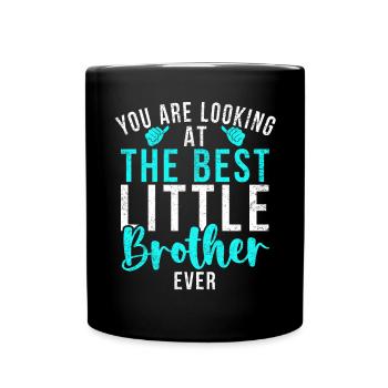 Cadeaux Petit Frère - Mug uni - noir - Devant