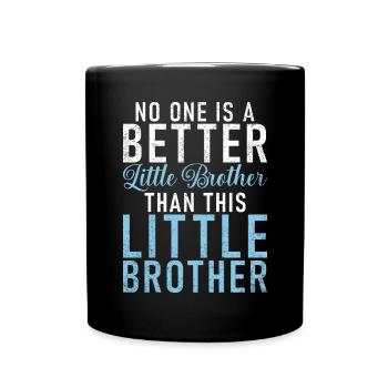 Little Brother Gifts - Tasse einfarbig - Schwarz - Vorne