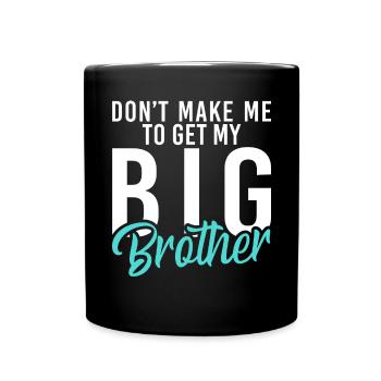 Little Brother Gifts - Tasse einfarbig - Schwarz - Vorne