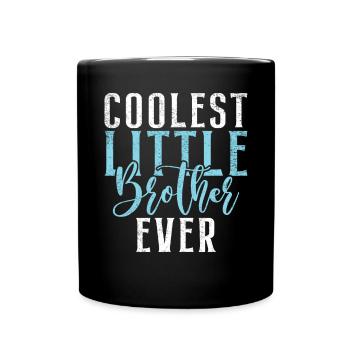 Cadeaux Petit Frère - Mug uni - noir - Devant
