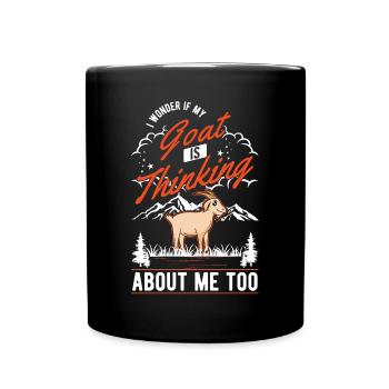 Chèvres Cadeau Chèvre Hôte Chèvre - Mug uni - noir - Devant