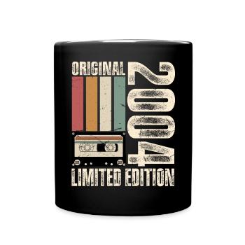 20ème Anniversaire 2004 Vintage Rétro Vintage - Mug uni - noir - Devant