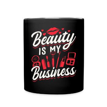 Makeup Artist Beautician & - Tasse einfarbig - Schwarz - Vorne