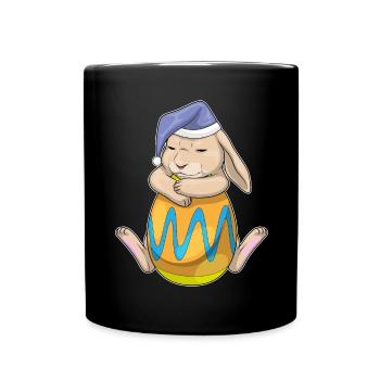 Bunny Shorest Sleeping - Mug uni - noir - Devant