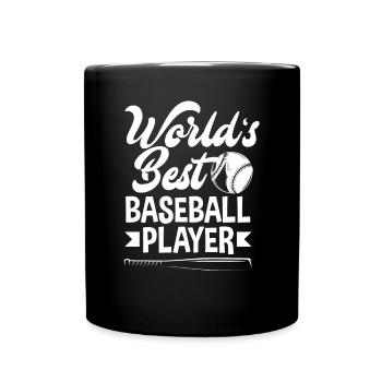 Drôle de baseball - Mug uni - noir - Devant