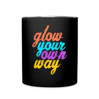 Brillez à votre façon - Colorful Fun - Mug uni - noir - Devant