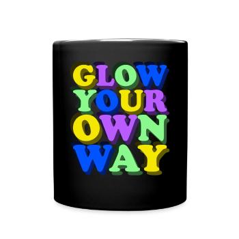 Brillez à votre façon - Colorful Fun - Mug uni - noir - Devant