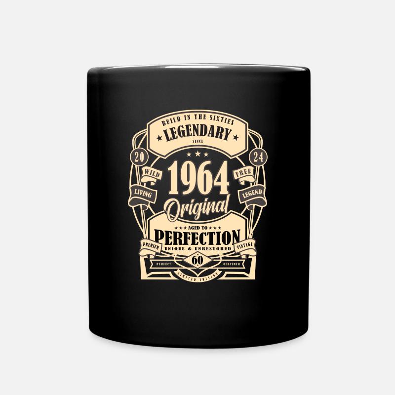 60th Birthday, Gift, Legend, Original, 1964 - Full Colour Mug - black